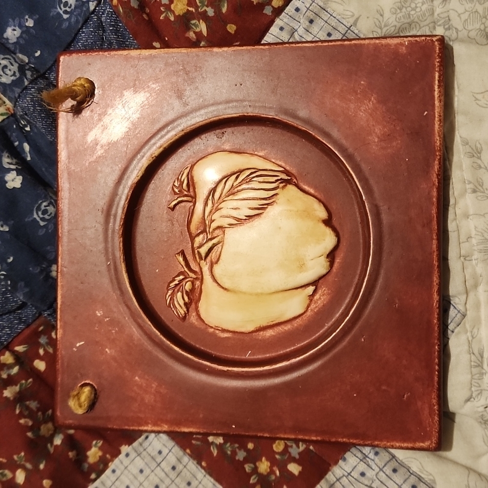 Cracker Barrel Apple Hanging Wall Plaque